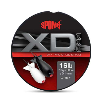 Плетеная леска Spomb XD Pro Braid Grey 300m